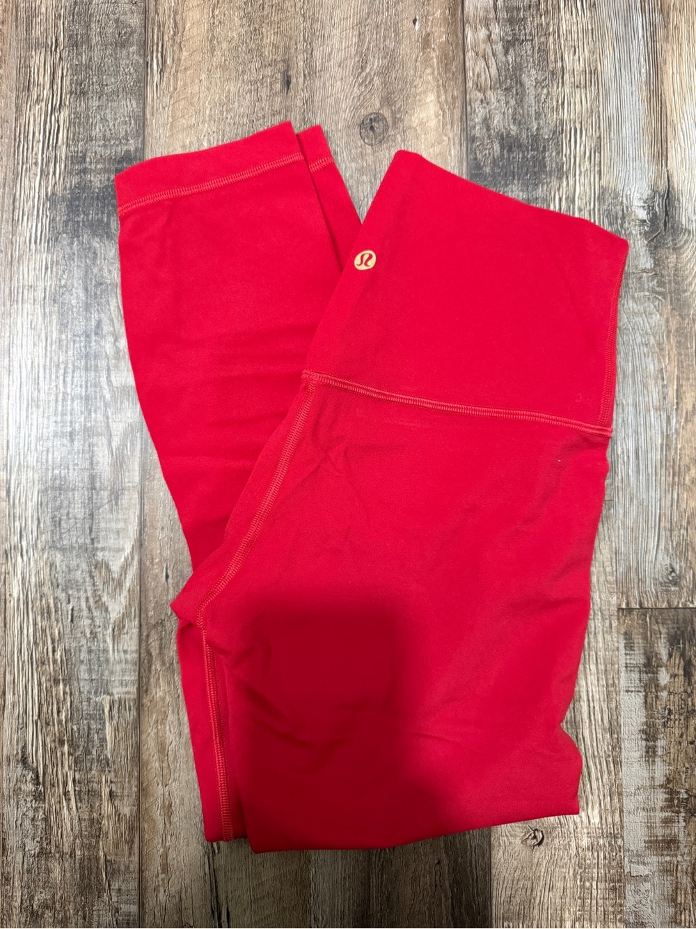 lululemon athletica Align Red Leggings size 6, crop